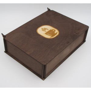 Wooden tea storage box