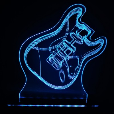 3D acrylic colour changing table LED lamp Strat style