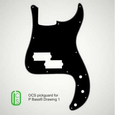 OCS PKGD 0044 for P Bass® Standard - 13 screws - Drawing1