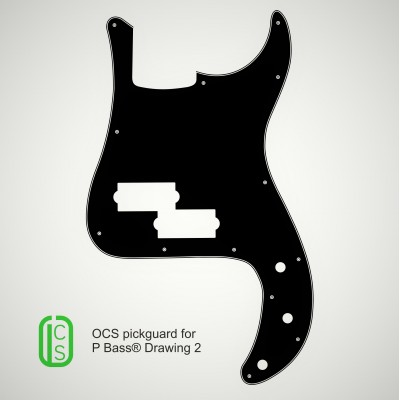 OCS PKGD 0045 for P Bass® Standard - 13 screws - Drawing2