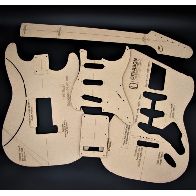 MDF ST-Style GUITAR FULL TEMPLATE