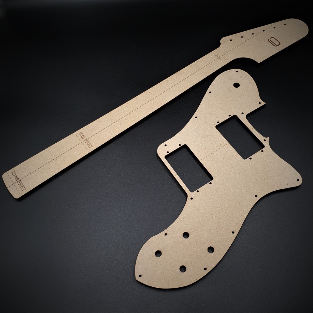 MDF T-DELUXE 72 Style GUITAR FULL TEMPLATE